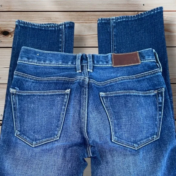 Madewell Rail Straight 24x31 Denim Blue Denim Jeans 24 VGUC - Picture 2 of 16